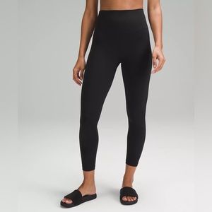 Lululemon Align High Rise Pant 25” Black Size 0